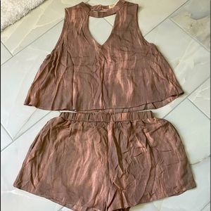 2 piece short set